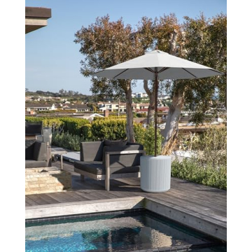 Stylish Veradek Umbrella Side Table for Outdoor Use