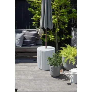 Stylish Veradek Umbrella Side Table for Outdoor Use