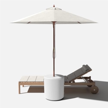 Stylish Veradek Umbrella Side Table for Outdoor Use