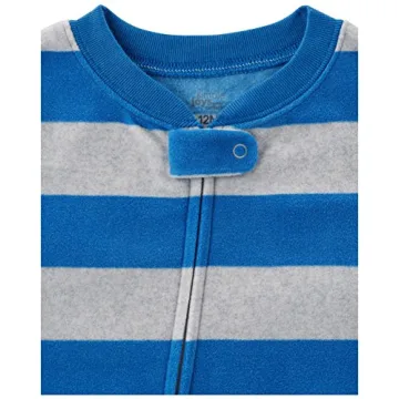 Baby Boys' 3-Pack Fleece Footed Pajamas Set