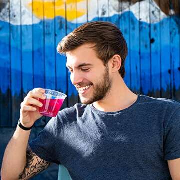 Smart Cups Sugar Free Energy Drinks (Berry Blast) - 10 Pack - Energy Drink Cups Just Add Water - Vitamin B Energy Drinks Sugar Free