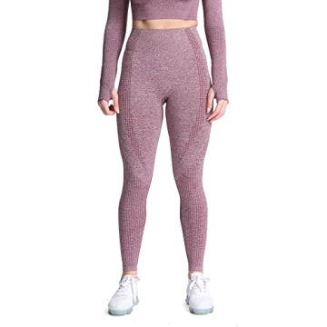 Aoxjox Women's High Waist Workout Seamless Leggings