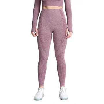 Aoxjox Women's High Waist Workout Seamless Leggings