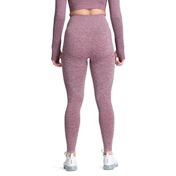 Aoxjox Women's High Waist Workout Seamless Leggings