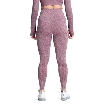 Aoxjox Women's High Waist Workout Seamless Leggings