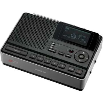 Sangean CL-100 NOAA, S.A.M.E and Public Alert Certified Weather Alert Table-Top Radio with AM/FM-RBDS, and EEPROM Back Up for Preset Stations