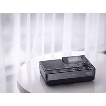 Sangean CL-100 NOAA, S.A.M.E and Public Alert Certified Weather Alert Table-Top Radio with AM/FM-RBDS, and EEPROM Back Up for Preset Stations