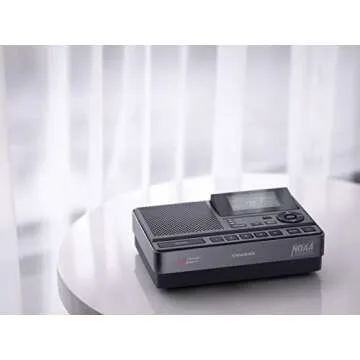 Sangean CL-100 NOAA, S.A.M.E and Public Alert Certified Weather Alert Table-Top Radio with AM/FM-RBDS, and EEPROM Back Up for Preset Stations