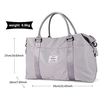 Women's Travel Duffel Bag - Gym Sports Weekender Overnight