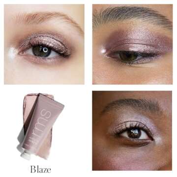 RMS Beauty Eyelights Cream Eyeshadow - Metallic Eyeshadow, Clean Eyeshadow Makeup, GMP Certified Cru...