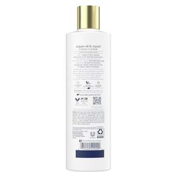 Dove Conditioner Argan Oil & Repair for Fine Hair with Bio-Protein Care Technology and Argan Oil Blend 12 Fl Oz