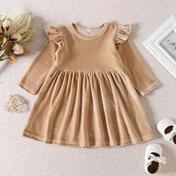 Toddler Velvet Tutu Dress for Christmas & Parties