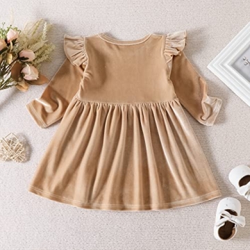 Toddler Velvet Tutu Dress for Christmas & Parties