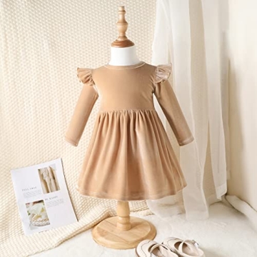 Toddler Velvet Tutu Dress for Christmas & Parties