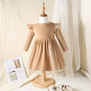 Toddler Velvet Tutu Dress for Christmas & Parties