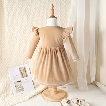 Toddler Velvet Tutu Dress for Christmas & Parties