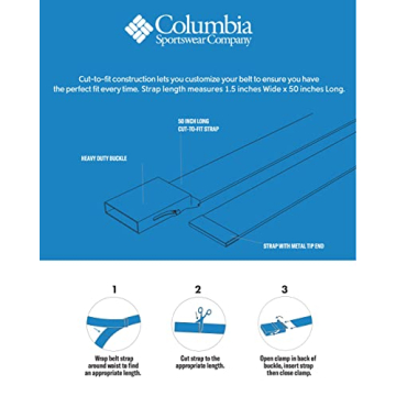 Columbia Unisex-Adult Adjustable Military Belt for All