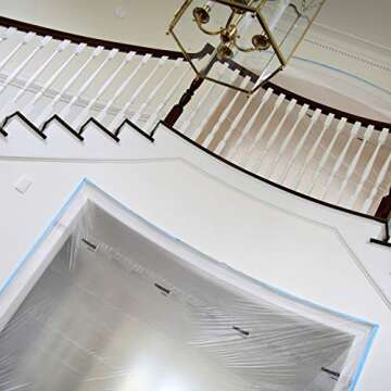 Trimaco Easy Mask Cling Cover Plastic Sheeting, 9-feet x 400-feet