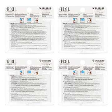 Ardell False Eyelashes Regular Short Black 4 Pack