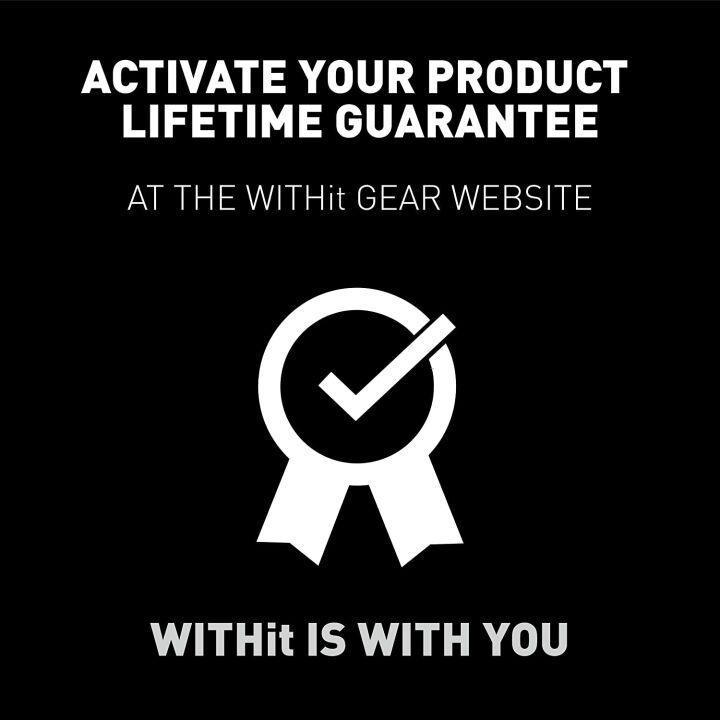 WITHit French Bull Clip On LED Book Light - Black/White