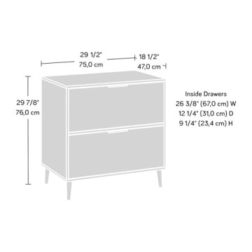 Sauder Ambleside Lateral File in Serene Walnut Finish