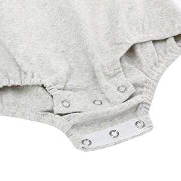 famuka Baby Romper Sweatshirt for Cozy Playdates