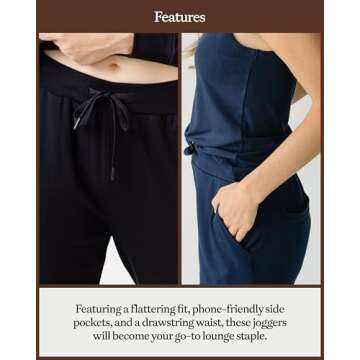 Cozy Earth Women's Ultra-Soft Jogger Pant