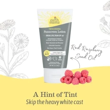Earth Mama SPF 40 Tinted Mineral Sunscreen Lotion