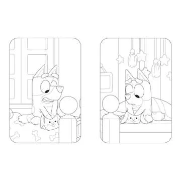 Bluey Happy Easter Puffy Sticker Coloring Book