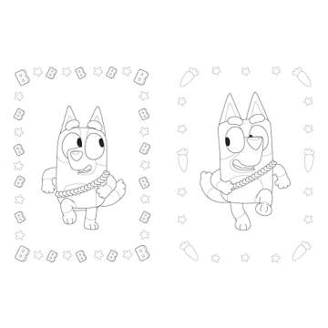 Bluey Happy Easter Puffy Sticker Coloring Book