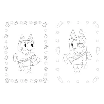 Bluey Happy Easter Puffy Sticker Coloring Book