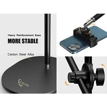 CAOGE Overhead Phone Stand for Filming and Crafting