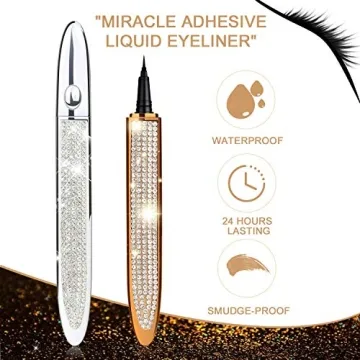 ICORIC Liquid Eyeliner Pen - Waterproof Self-adhesive Glue