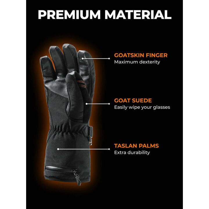 ORORO Heated Gloves for Skiing and Outdoors