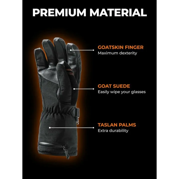 ORORO Heated Gloves for Skiing and Outdoors