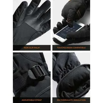 ORORO Heated Gloves for Skiing and Outdoors