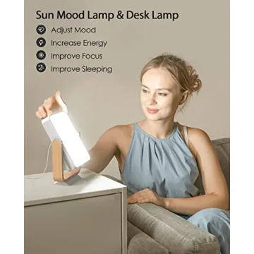 ALBINA Light Therapy Lamp - 10,000 Lux Mood Enhancer