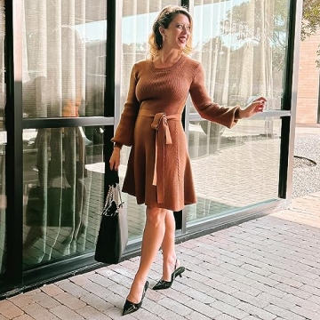 JENN ARDOR Black Kitten Heels - Chic & Comfortable Pumps