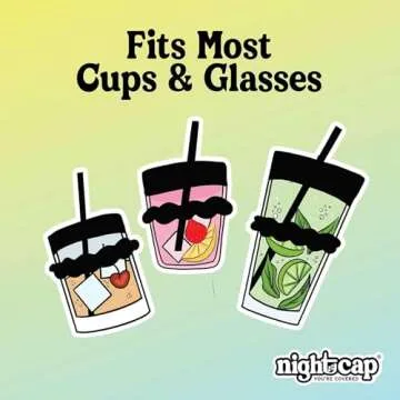 Nightcap The Original Drink Cover Scrunchie – As Seen On Shark Tank And TikTok - Reusable - Wear On Wrist Or In Hair, Prevent Drink Spiking - Sanitary Pocket Keeps Cover Clean