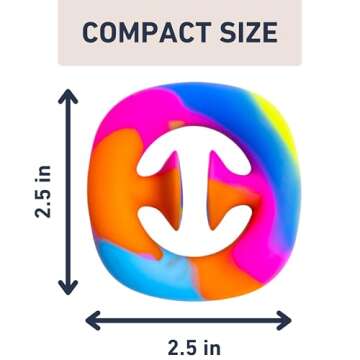 Squeeze Fidget Toys by Fenrici - Snapping Popper 4 Pack for All Ages