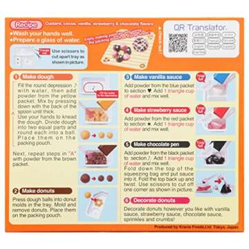 Kracie Popin' Cookin' DIY Candy Donuts Kit, No Bake, 1.4 Ounces (Pack Of 1)