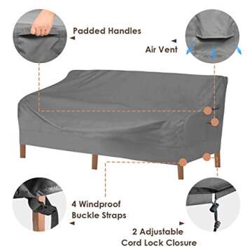 Ultimate Waterproof Heavy Duty Outdoor Sofa Cover