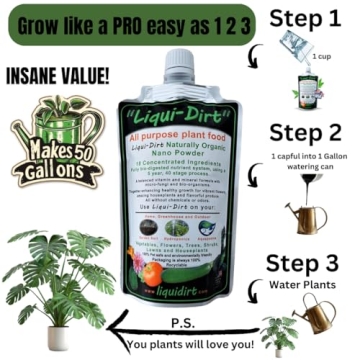 Naturally Organic Plant Food Fertilizer for Healthy Plants