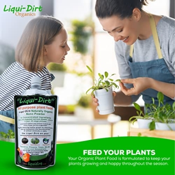Naturally Organic Plant Food Fertilizer for Healthy Plants