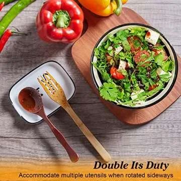 Coffee Spoon Rest for Coffee Bar, DAYYET Ceramic Small Spoon Rest for Stove Top, Spoon Holder for Kitchen Counter, Coffee Bar Accessories and Decor, Ideal Gift for Coffee Lovers