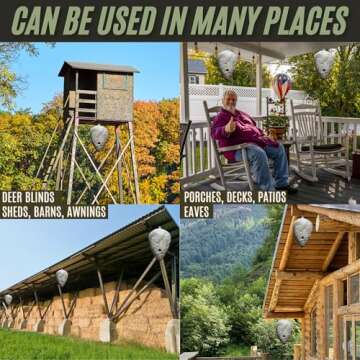 AIRCROW Wasp Out™ Fake Hornet's Nest Decoy Wasp Deterrent Outdoor Hanging Waterproof Material