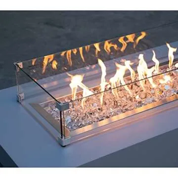 Reflective Fire Glass Beads for Firepit and Fireplace