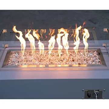 Reflective Fire Glass Beads for Firepit and Fireplace