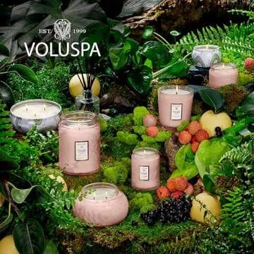 Voluspa Panjore Lychee Candle - Clean Burning Elegance