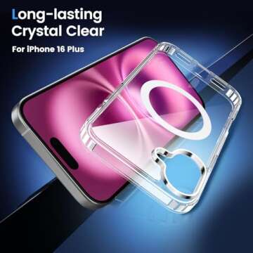 Temdan iPhone 16 Plus Case with MagSafe and Protection